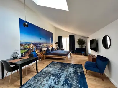TV/Unterhaltungsangebot in der Unterkunft BrandenburgApartments-BERLIN
