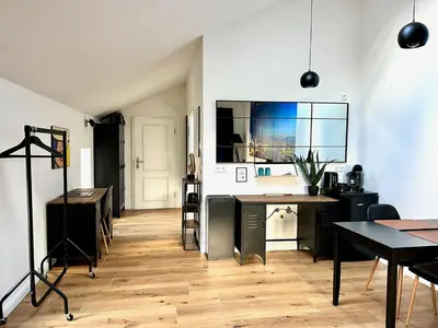 Küche/Küchenzeile in der Unterkunft BrandenburgApartments-BERLIN