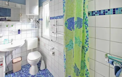 Ein Badezimmer in der Unterkunft Ferienhaus Rheinsberg