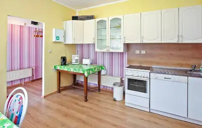 Küche/Küchenzeile in der Unterkunft Ferienwohnung Milmersdorf