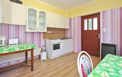 Küche/Küchenzeile in der Unterkunft Ferienwohnung Milmersdorf