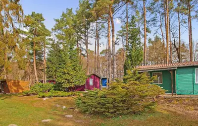 Ein Garten an der Unterkunft Fh Grün