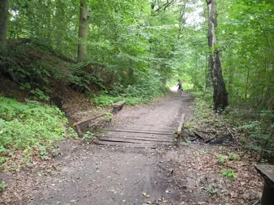 Naturlandschaft in der Nähe des Ferienhauses