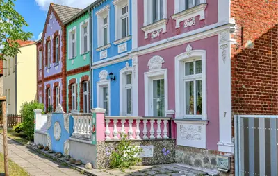 Das Gebäude in dem sich die Ferienwohnung befindet