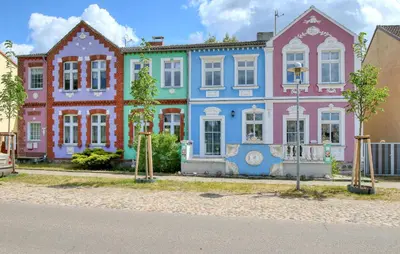 Das Gebäude in dem sich die Ferienwohnung befindet