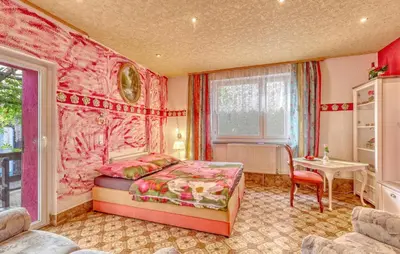 Ein Bett oder Betten in einem Zimmer der Unterkunft Ferienwohnung Fürstenberg