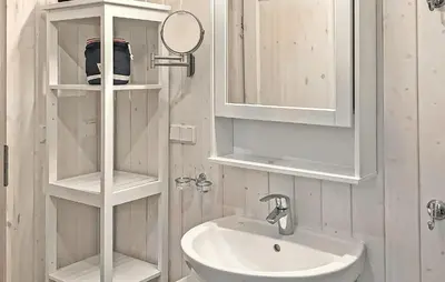 Ein Badezimmer in der Unterkunft Ferienhaus Wandlitz