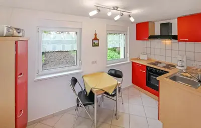 Küche/Küchenzeile in der Unterkunft Ferienhaus Röddelin