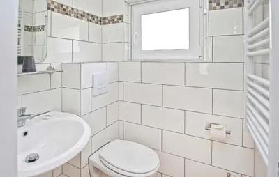 Ein Badezimmer in der Unterkunft Fh Pink