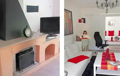 TV/Unterhaltungsangebot in der Unterkunft Ferienhaus Mahlow