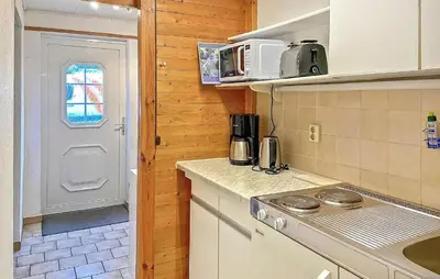 Küche/Küchenzeile in der Unterkunft Ferienhaus Schorfheide