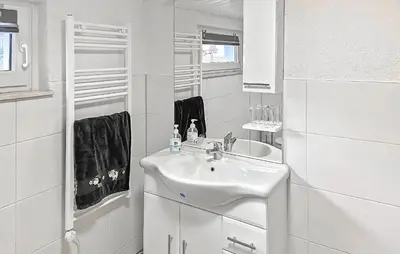 Ein Badezimmer in der Unterkunft Ferienhaus Schorfheide