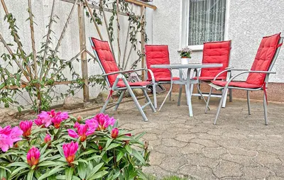 Ein Patio oder anderer Außenbereich in der Unterkunft Ferienhaus Schorfheide