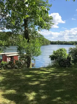 Naturlandschaft in der Nähe des Ferienhauses