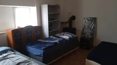 Ein Bett oder Betten in einem Zimmer der Unterkunft Dreiseithof bei Luckenwalde