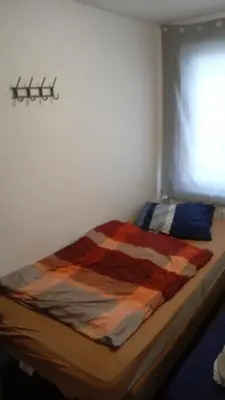 Ein Bett oder Betten in einem Zimmer der Unterkunft Dreiseithof bei Luckenwalde