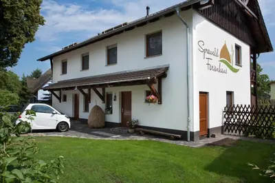 Das Gebäude in dem sich die Ferienwohnung befindet