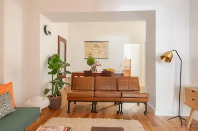 Ein Sitzbereich in der Unterkunft Tolles Apartment im Helmholz-Kiez Prenzlauer Berg