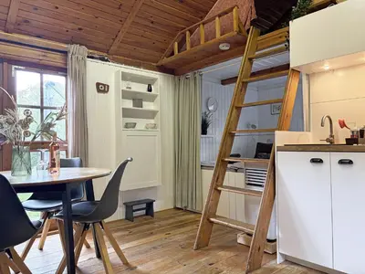 Küche/Küchenzeile in der Unterkunft Tiny House mit Garten in See-Nähe