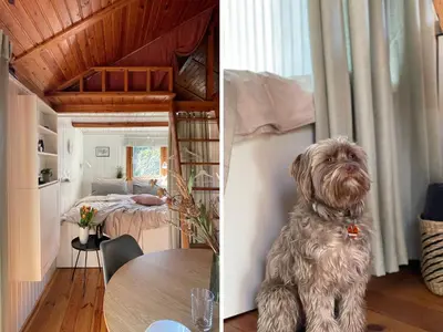 Haustiere von Gästen der Unterkunft Tiny House mit Garten in See-Nähe