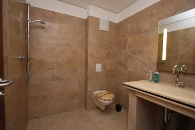 Ein Badezimmer in der Unterkunft Hotel Da Gianni GmbH