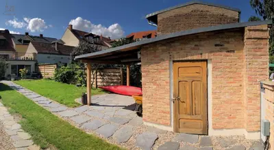 Das Gebäude in dem sich die Ferienwohnung befindet