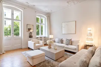 Ein Sitzbereich in der Unterkunft Fantastic apartment in prime location - city center west
