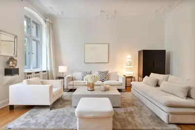 Ein Sitzbereich in der Unterkunft Fantastic apartment in prime location - city center west