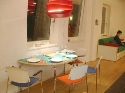 Ein Sitzbereich in der Unterkunft Berlin-City Comfortable holiday residence