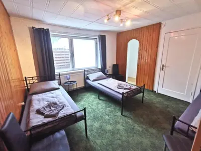 Ein Bett oder Betten in einem Zimmer der Unterkunft Monteur-Haus Marat Berlin Biesdorf / Marzan / Hellersdorf