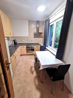 Küche/Küchenzeile in der Unterkunft Monteur-Haus Marat Berlin Biesdorf / Marzan / Hellersdorf