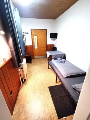 Ein Bett oder Betten in einem Zimmer der Unterkunft Monteur-Haus Marat Berlin Biesdorf / Marzan / Hellersdorf