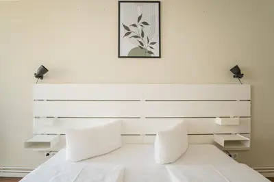 Ein Bett oder Betten in einem Zimmer der Unterkunft Fantastic 2 Bedroom Apartment