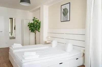 Ein Bett oder Betten in einem Zimmer der Unterkunft Fantastic 2 Bedroom Apartment