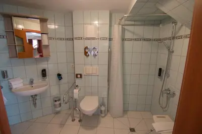 Ein Badezimmer in der Unterkunft Schloss Zehdenick