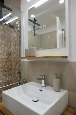 Ein Badezimmer in der Unterkunft Schöne Wohnung mit Terrasse Nähe Airport
