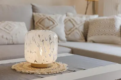 Ein Bett oder Betten in einem Zimmer der Unterkunft Schöne Wohnung mit Terrasse Nähe Airport