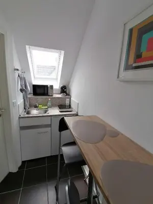 Küche/Küchenzeile in der Unterkunft Apartments Mohrini