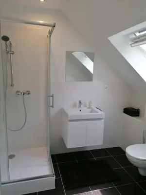 Ein Badezimmer in der Unterkunft Apartments Mohrini