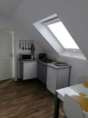 Küche/Küchenzeile in der Unterkunft Apartments Mohrini