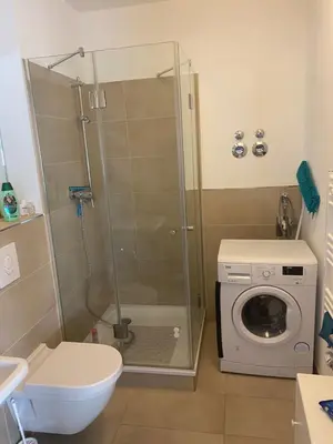 Ein Badezimmer in der Unterkunft Appartement Havelblick