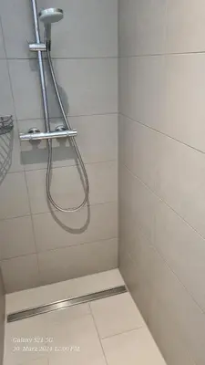 Ein Badezimmer in der Unterkunft LUXI luxuriöses Appartement mit Terrasse und Garten mitten in Berlin