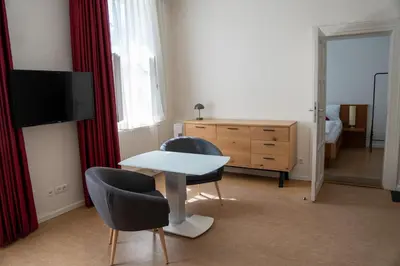 TV/Unterhaltungsangebot in der Unterkunft Apartmenthaus Gutenberg 78