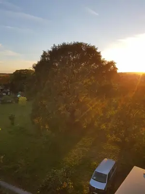Blick auf den Sonnenuntergang/Sonnenaufgang von des Ferienhauses aus oder aus der Nähe