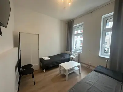 Ein Bett oder Betten in einem Zimmer der Unterkunft 2-Rooms apartment in Berlin