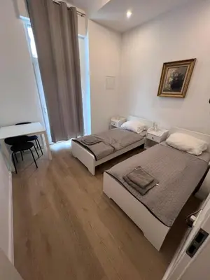 Ein Bett oder Betten in einem Zimmer der Unterkunft 2-Rooms apartment in Berlin