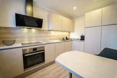 Küche/Küchenzeile in der Unterkunft Apartment Seestraße Bad Saarow