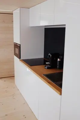 Küche/Küchenzeile in der Unterkunft Waterfront Loft