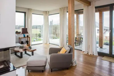 Grundriss der Unterkunft Pure Erholung im Designer Haus am Grimnitzsee