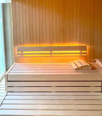 Grundriss der Unterkunft Marina Apartment SeeFlair Saarow mit Pool & Sauna